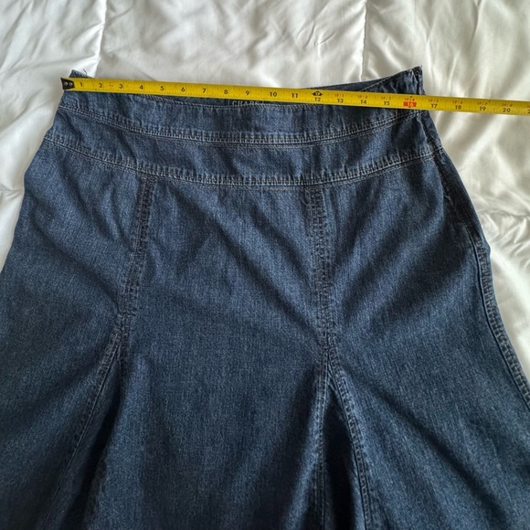 Vintage Y2K Chaps Denim Midi Skirt - Picture 10 of 12